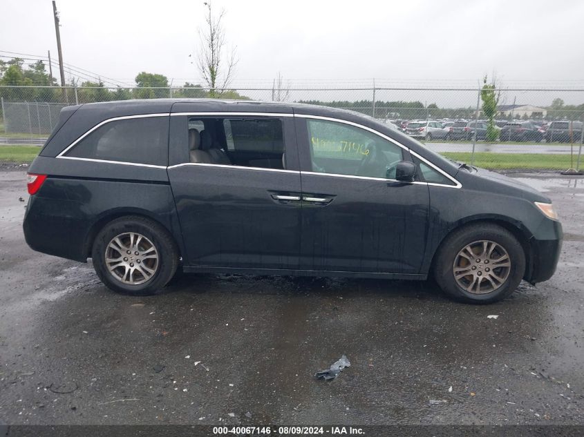 2011 Honda Odyssey Ex-L VIN: 5FNRL5H65BB038512 Lot: 40067146