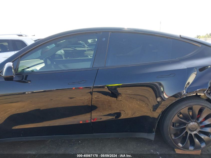 2022 TESLA MODEL Y - 7SAYGDEFXNF468140