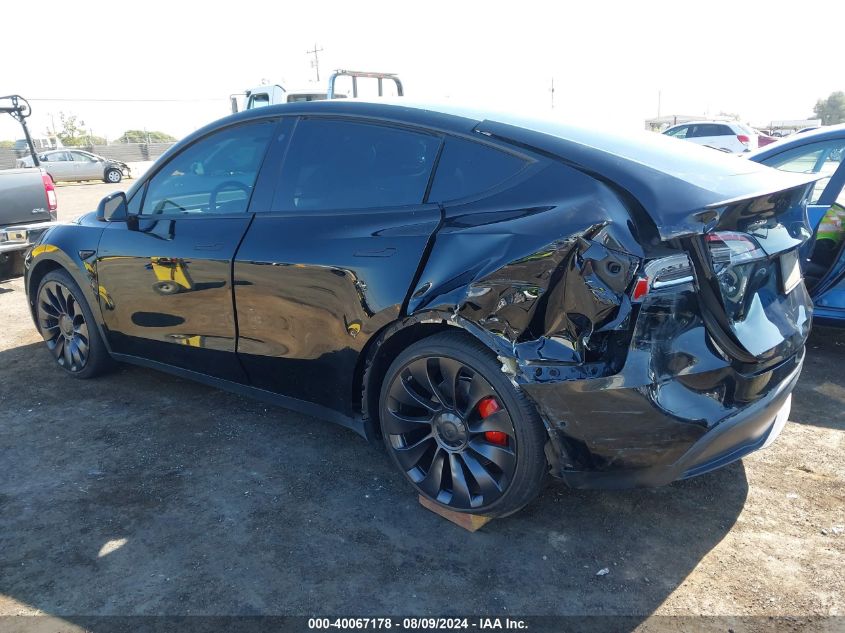 2022 TESLA MODEL Y - 7SAYGDEFXNF468140