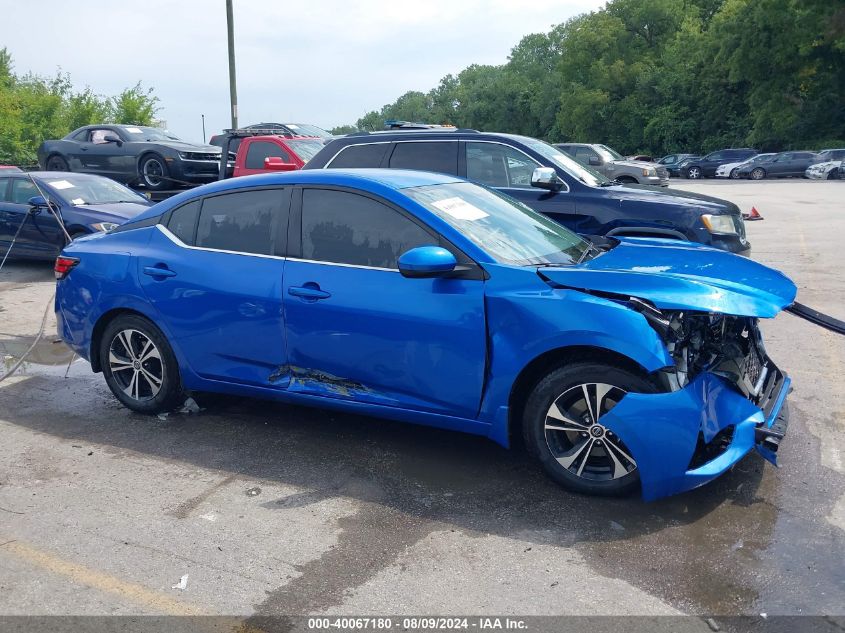 2022 Nissan Sentra Sv Xtronic Cvt VIN: 3N1AB8CV2NY245466 Lot: 40067180