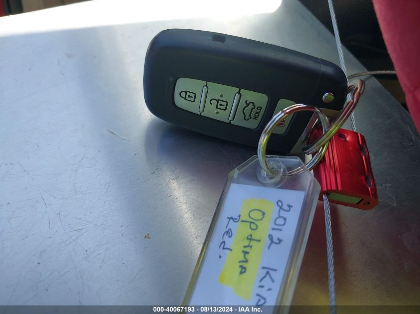 2012 Kia Optima Ex VIN: 5XXGN4A74CG041379 Lot: 40067193