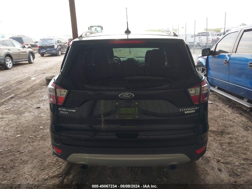 2018 Ford Escape Titanium VIN: 1FMCU0J91JUD04281 Lot: 40067234