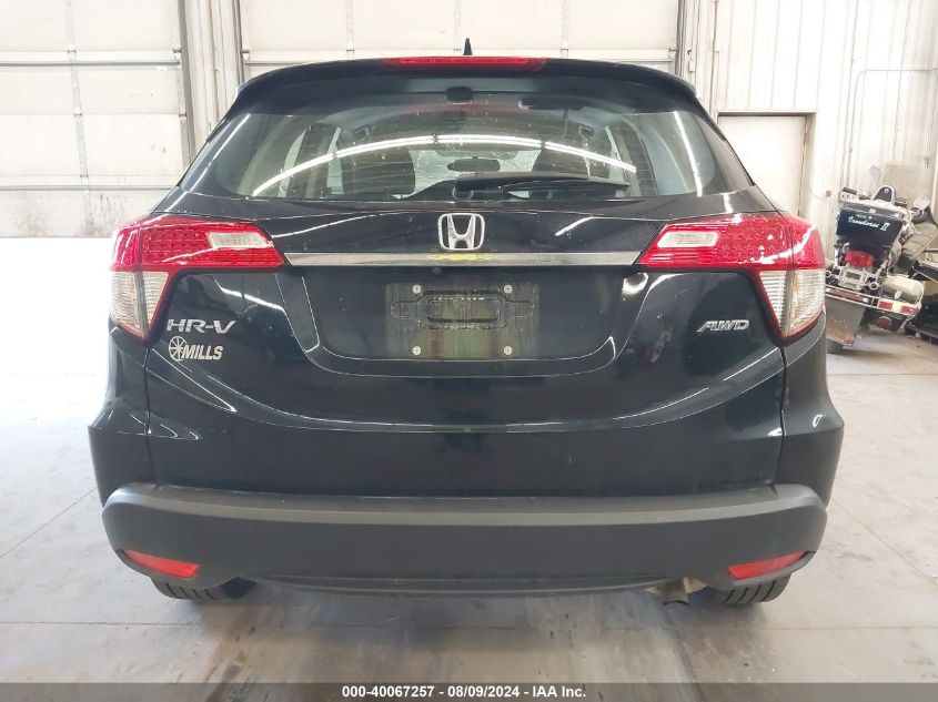 2022 Honda Hr-V Awd Lx VIN: 3CZRU6H37NM728099 Lot: 40067257