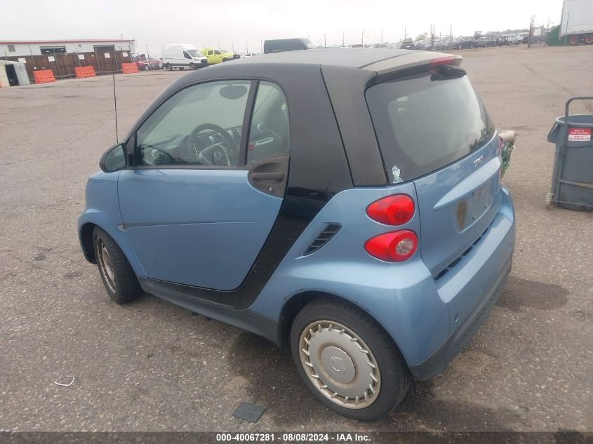 2013 Smart Fortwo Passion/Pure VIN: WMEEJ3BA2DK689254 Lot: 40067281