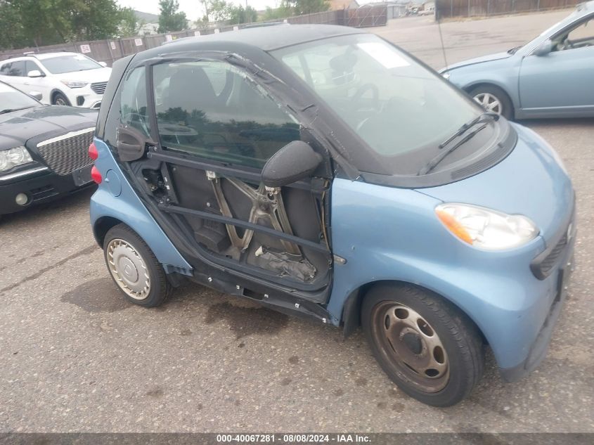 2013 Smart Fortwo Passion/Pure VIN: WMEEJ3BA2DK689254 Lot: 40067281