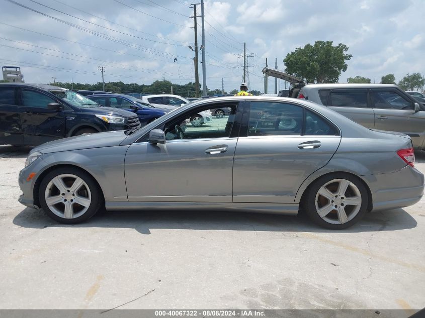 2011 Mercedes-Benz C 300 Luxury 4Matic/Sport 4Matic VIN: WDDGF8BB9BR166791 Lot: 40067322