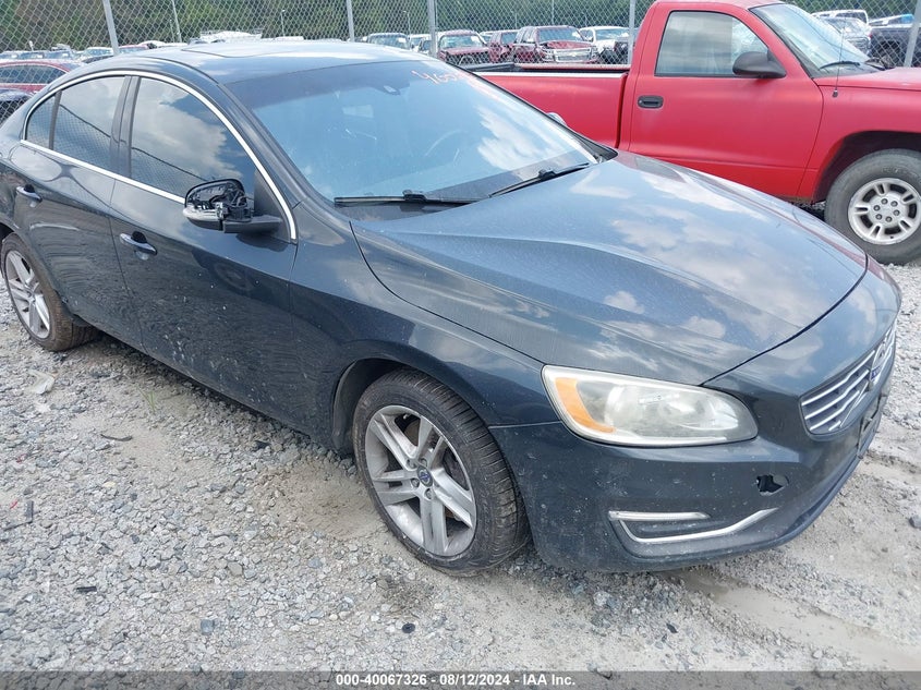 2014 Volvo S60 T5/T5 Platinum/T5 Premier/T5 Premier Plus VIN: YV1612FS1E2297989 Lot: 40067326