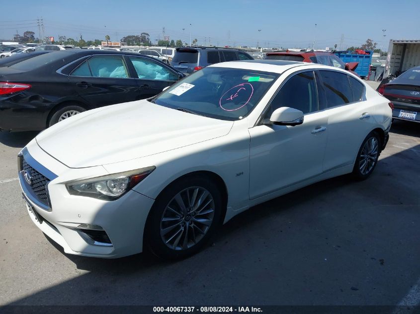 2018 Infiniti Q50 Luxe/Sport VIN: JN1EV7AP2JM350870 Lot: 40067337