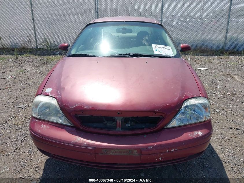 2002 Mercury Sable Gs VIN: 1MEFM50U32G649573 Lot: 40067348