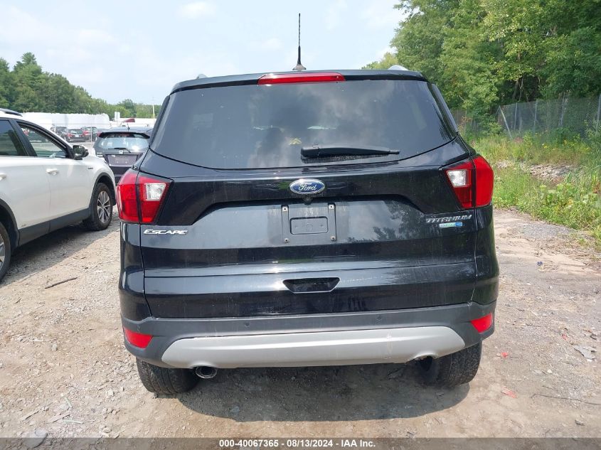 2019 Ford Escape Titanium VIN: 1FMCU9J91KUA28206 Lot: 40067365