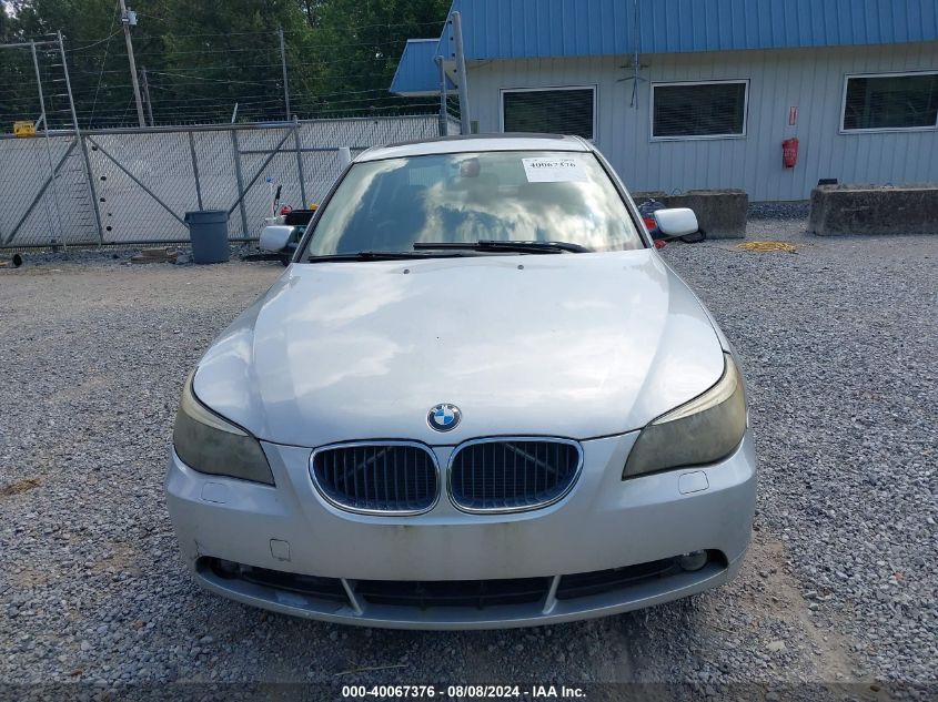 2006 BMW 525Xi VIN: WBANF33536CS34845 Lot: 40067376