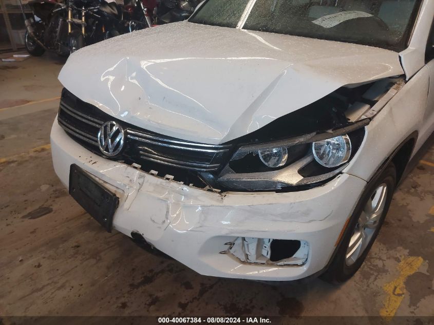 2016 Volkswagen Tiguan S VIN: WVGBV7AX5GW588074 Lot: 40067384