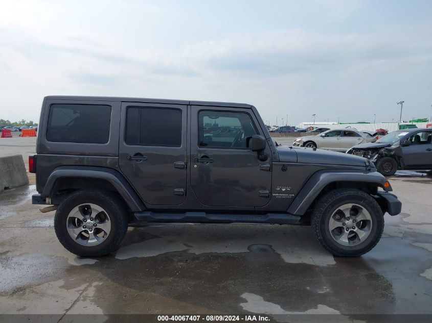 2017 Jeep Wrangler Unlimited Sahara 4X4 VIN: 1C4BJWEG9HL680487 Lot: 40067407