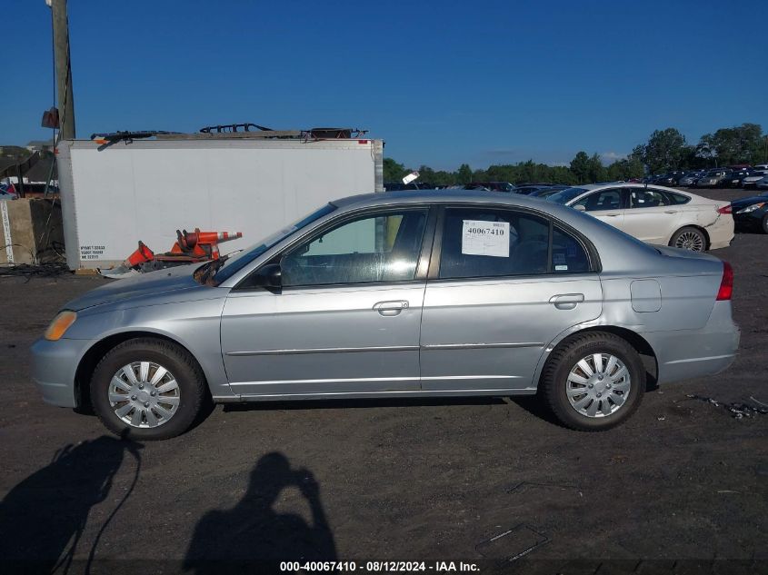 2003 Honda Civic Lx VIN: 2HGES16583H517475 Lot: 40067410