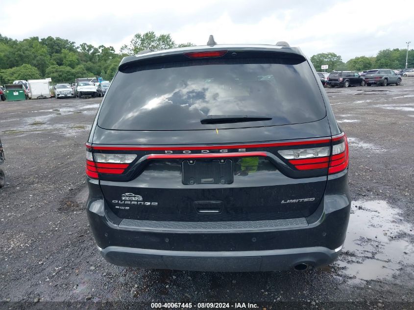 2014 Dodge Durango Limited VIN: 1C4RDJDG2EC502524 Lot: 40067445