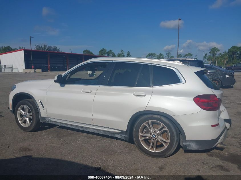 2019 BMW X3 Sdrive30I VIN: 5UXTR7C50KLF35612 Lot: 40067454