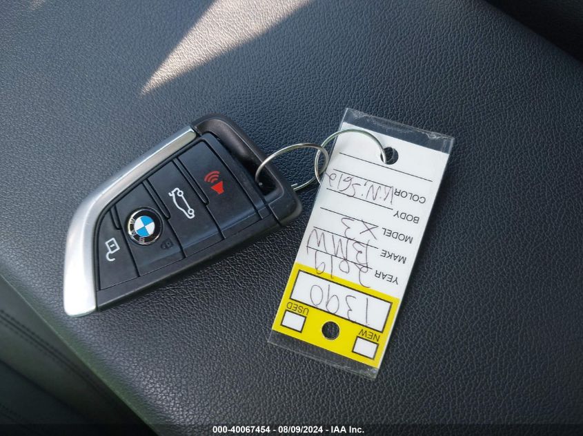 VIN 5UXTR7C50KLF35612 2019 BMW X3 SDRIVE30I