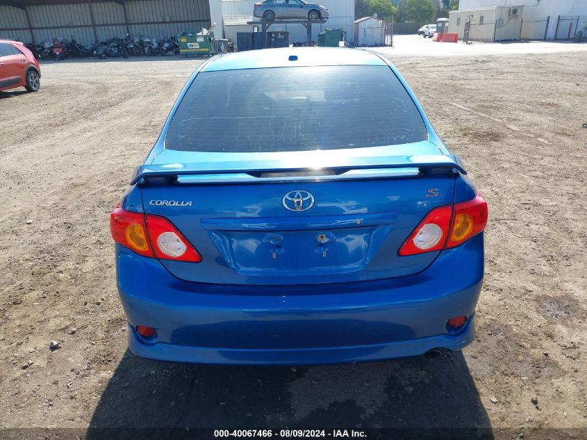 2010 Toyota Corolla S/Le/Xle VIN: 2T1BU4EE7AC406633 Lot: 40067466