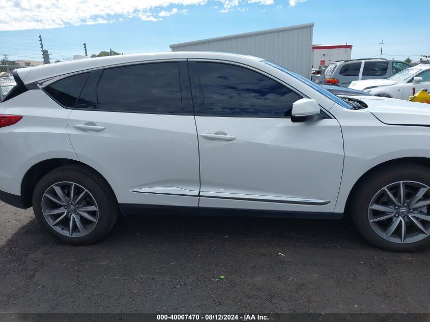 2022 Acura Rdx Technology Package VIN: 5J8TC1H57NL003754 Lot: 40067470