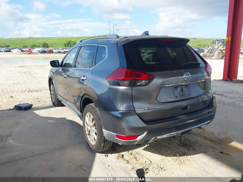 2017 Nissan Rogue Sv VIN: KNMAT2MTXHP502352 Lot: 40067479