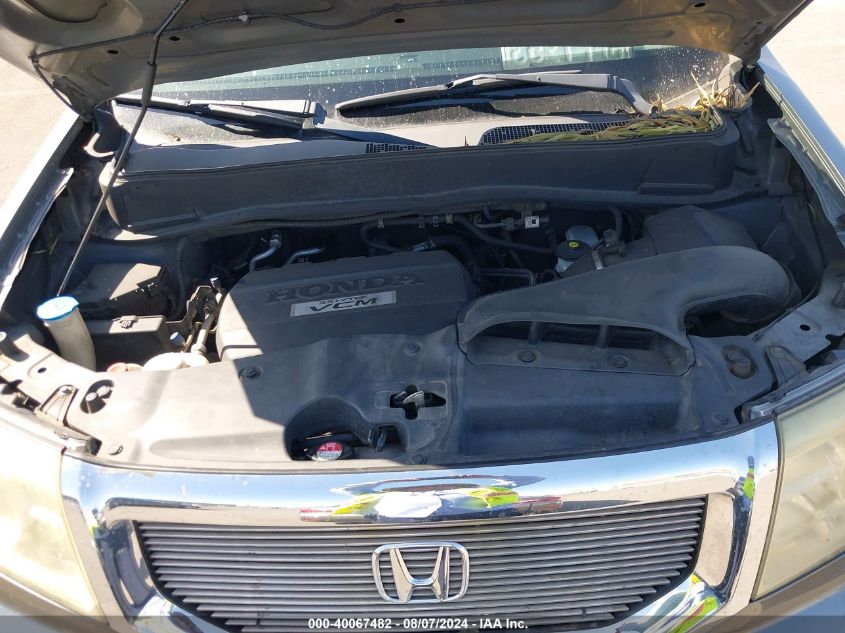 2009 Honda Pilot Ex VIN: 5FNYF38449B003301 Lot: 40067482