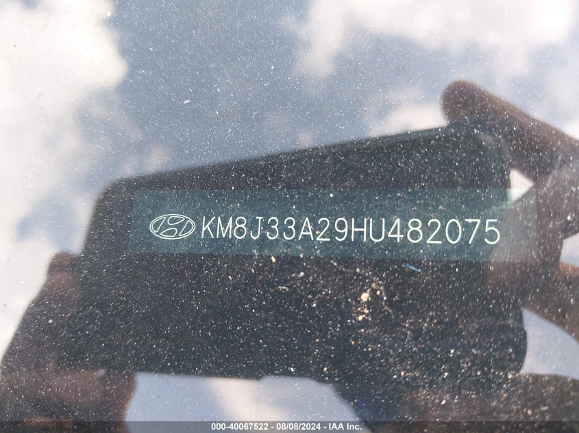 2017 HYUNDAI TUCSON NIGHT - KM8J33A29HU482075