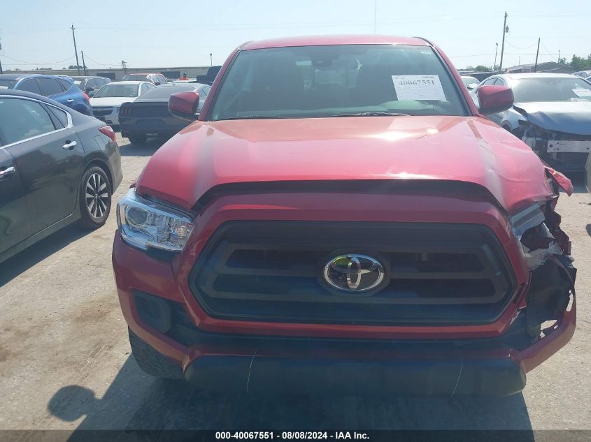 2020 Toyota Tacoma Sr VIN: 5TFAX5GN4LX185597 Lot: 40067551