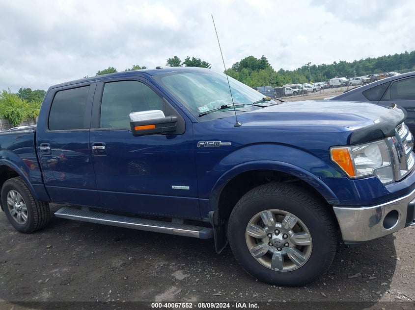 2012 Ford F-150 Lariat VIN: 1FTFW1ET6CKE13986 Lot: 40067552