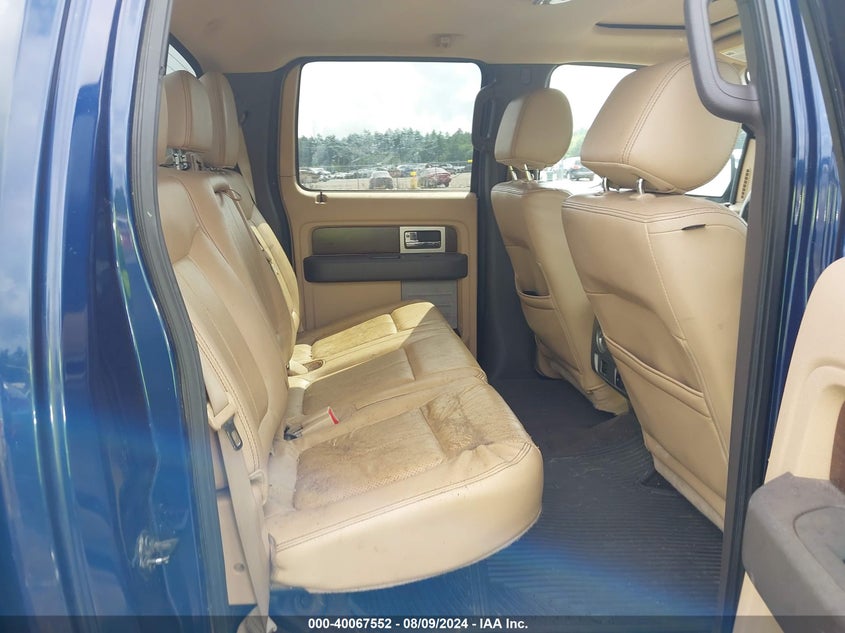 2012 Ford F-150 Lariat VIN: 1FTFW1ET6CKE13986 Lot: 40067552