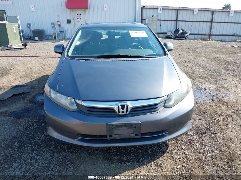 2012 Honda Civic Lx VIN: 19XFB2F51CE388970 Lot: 40067569