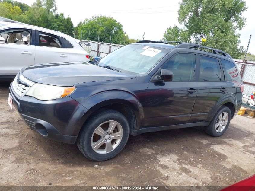 2012 Subaru Forester 2.5X VIN: JF2SHABC3CH444141 Lot: 40067573