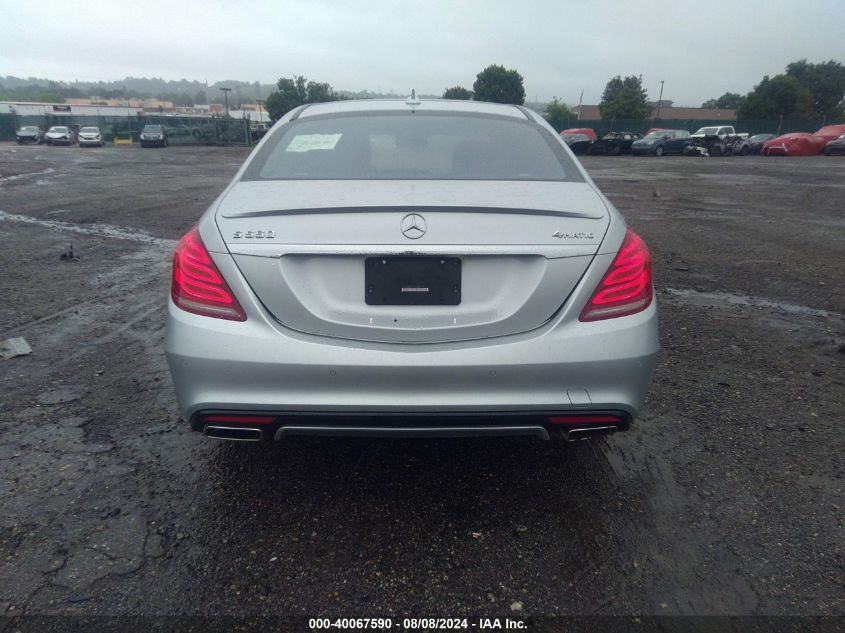 2015 Mercedes-Benz S 550 4Matic VIN: WDDUG8FB7FA173592 Lot: 40067590