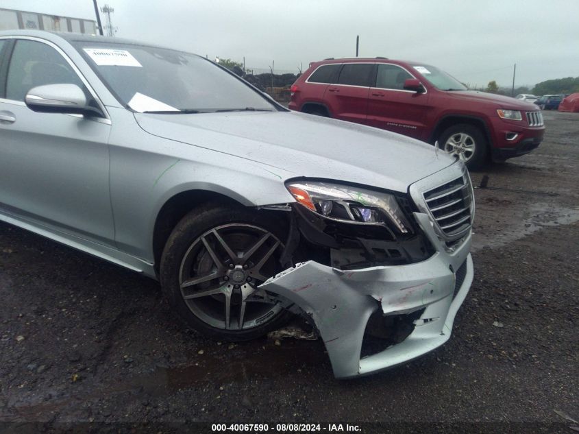 2015 Mercedes-Benz S 550 4Matic VIN: WDDUG8FB7FA173592 Lot: 40067590