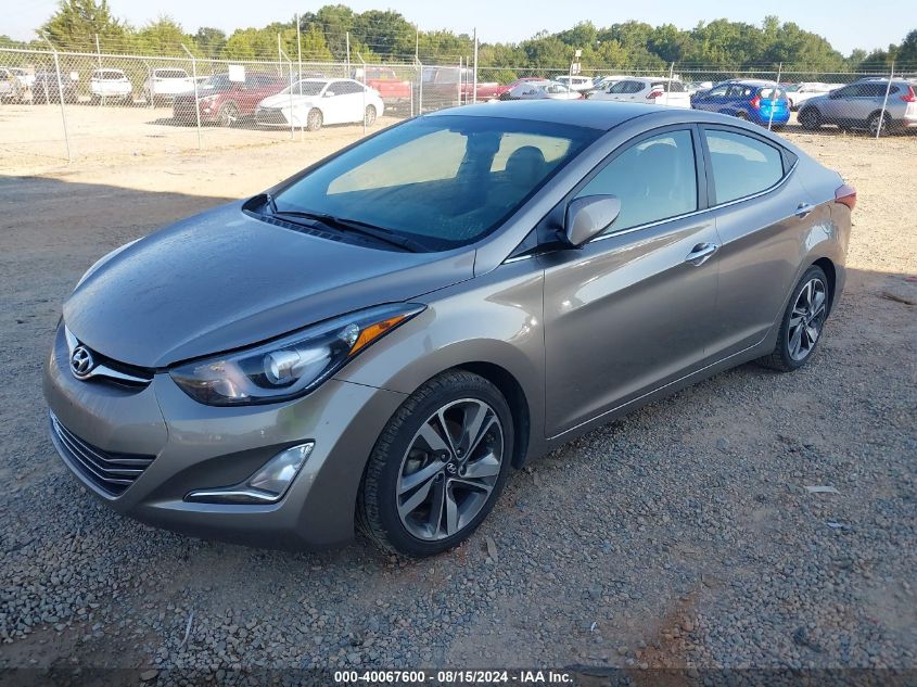 5NPDH4AE8FH559951 2015 HYUNDAI ELANTRA - Image 2