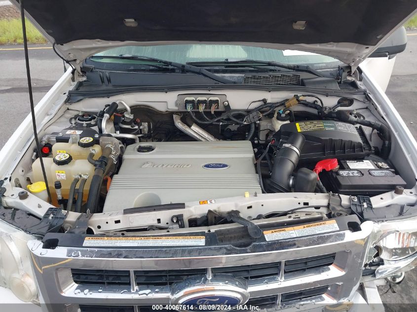 2008 Ford Escape Hev VIN: 1FMCU49H28KC31043 Lot: 40067614