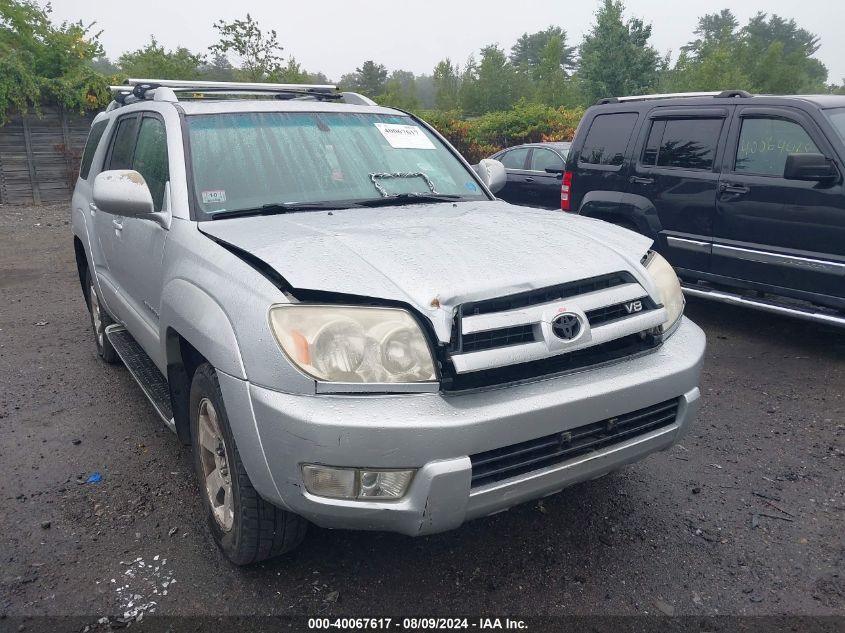 2003 Toyota 4Runner Limited VIN: JTEBT17R230023127 Lot: 40067617