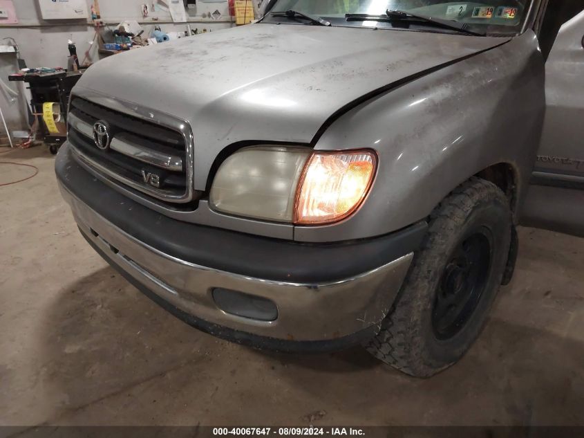 2002 Toyota Tundra Sr5 V8 VIN: 5TBKT44172S290014 Lot: 40067647