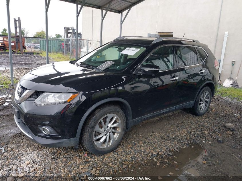 2015 Nissan Rogue Sl VIN: 5N1AT2MV0FC851487 Lot: 40067662