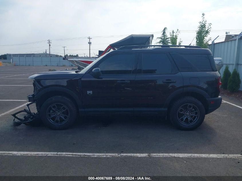 2021 Ford Bronco Sport Big Bend VIN: 3FMCR9B61MRB00926 Lot: 40067689