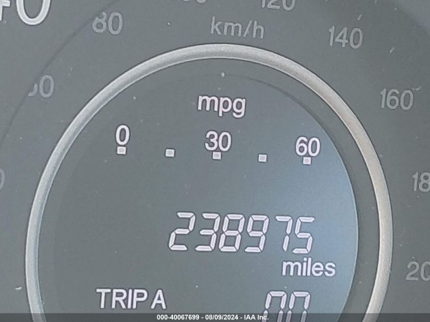 2012 Honda Cr-V Lx VIN: 2HKRM4H38CH609281 Lot: 40067699