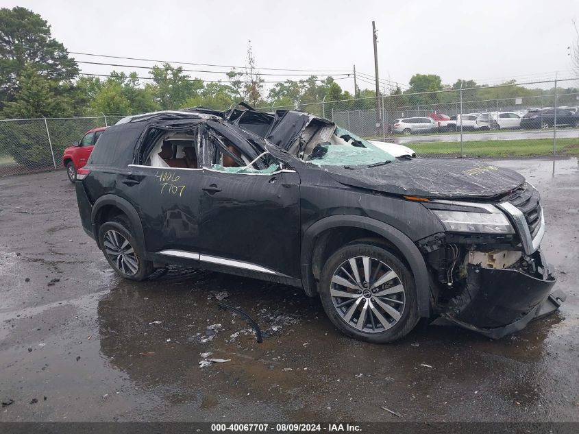 2022 Nissan Pathfinder Platinum 2Wd VIN: 5N1DR3DG3NC263181 Lot: 40067707