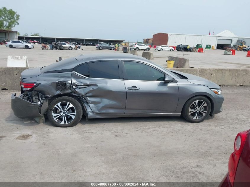 2022 Nissan Sentra Sv Xtronic Cvt VIN: 3N1AB8CV3NY320823 Lot: 40067730