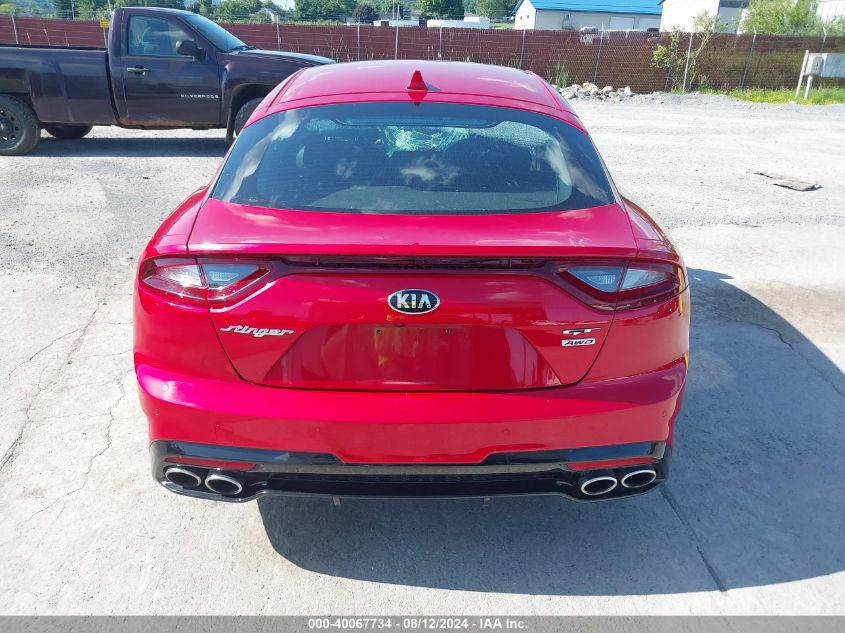 2019 Kia Stinger Gt VIN: KNAE35LC4K6053653 Lot: 40067734