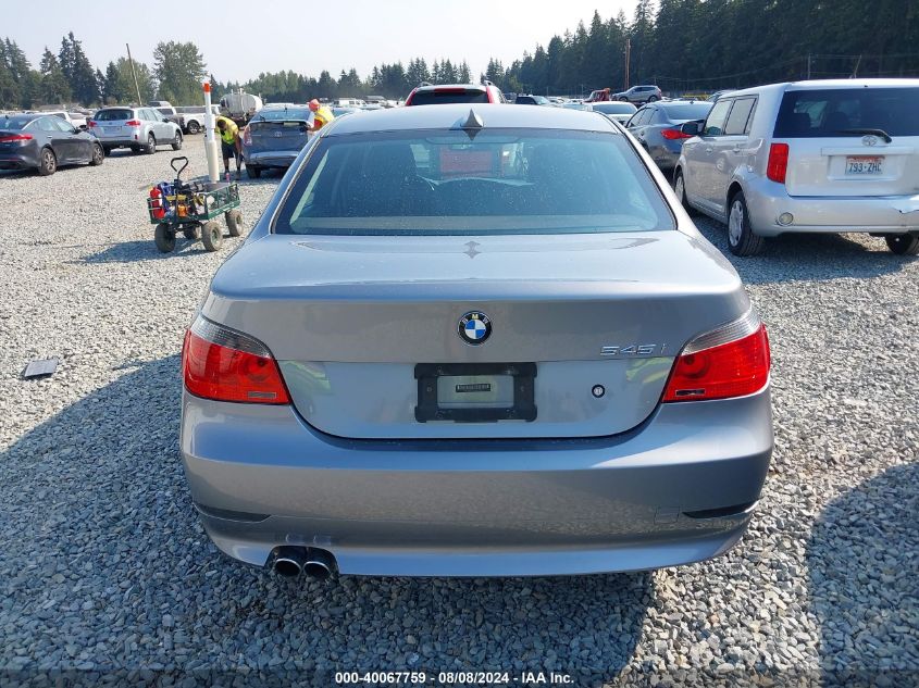 2004 BMW 545I VIN: WBANB33574B087072 Lot: 40067759