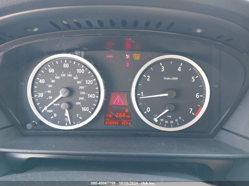 2004 BMW 545I VIN: WBANB33574B087072 Lot: 40067759