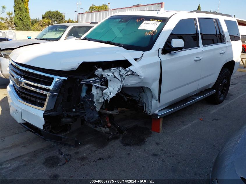 2015 Chevrolet Tahoe Lt VIN: 1GNSKBKC0FR605878 Lot: 40067775