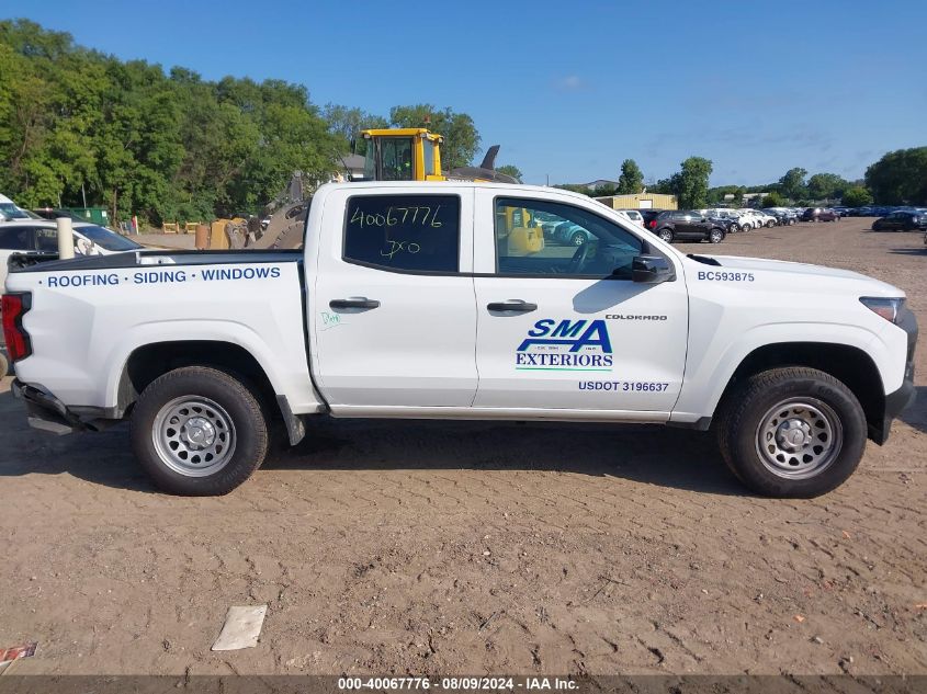 2024 Chevrolet Colorado 2Wd Wt VIN: 1GCPSBEK9R1128663 Lot: 40067776