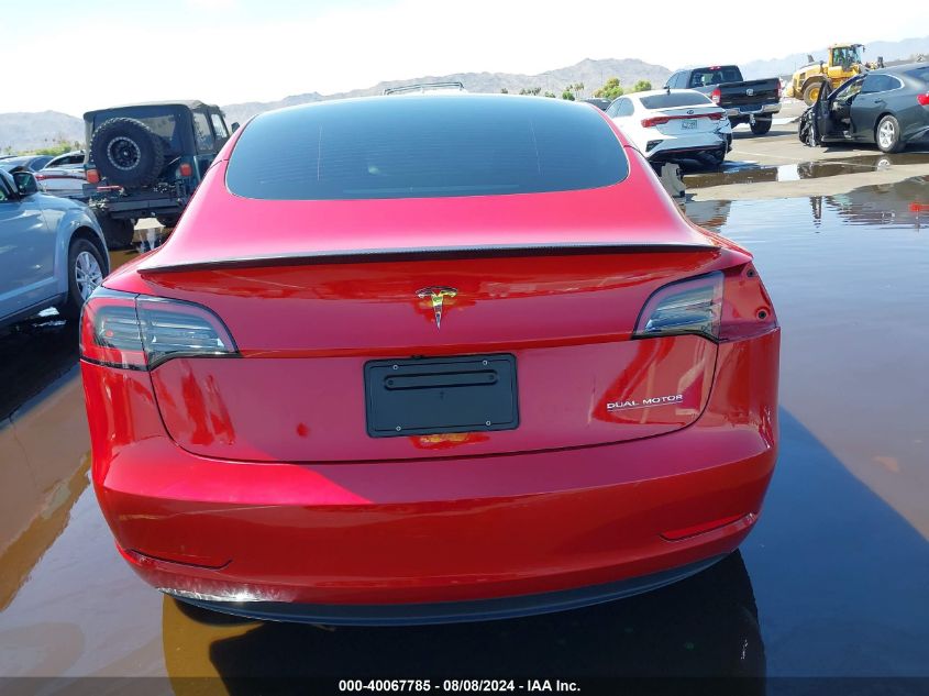 2023 Tesla Model 3 Performance Dual Motor All-Wheel Drive VIN: 5YJ3E1ECXPF681125 Lot: 40067785