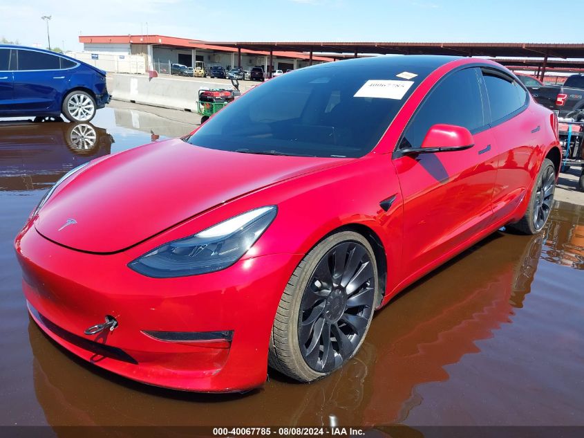 5YJ3E1ECXPF681125 2023 TESLA MODEL 3 - Image 2