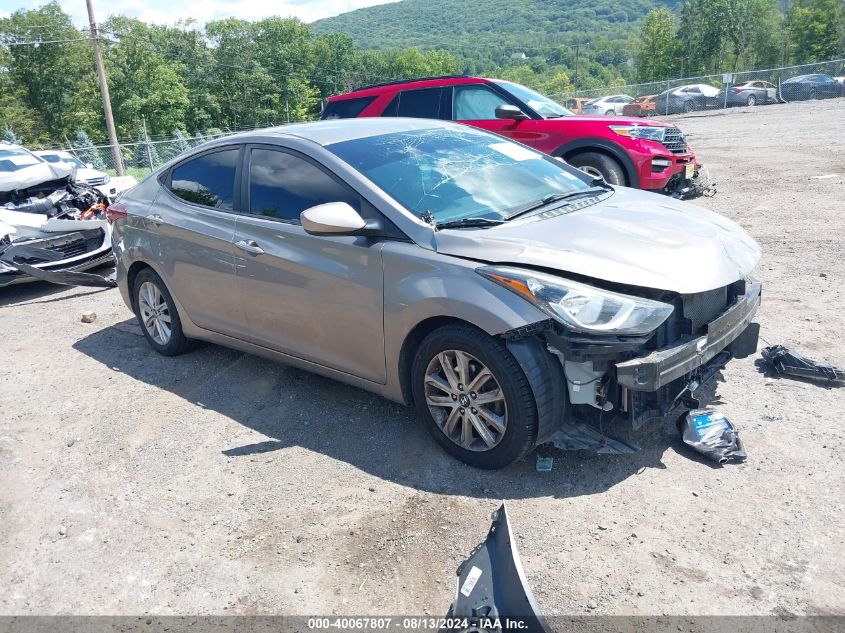 5NPDH4AE3FH607971 2015 HYUNDAI ELANTRA - Image 1